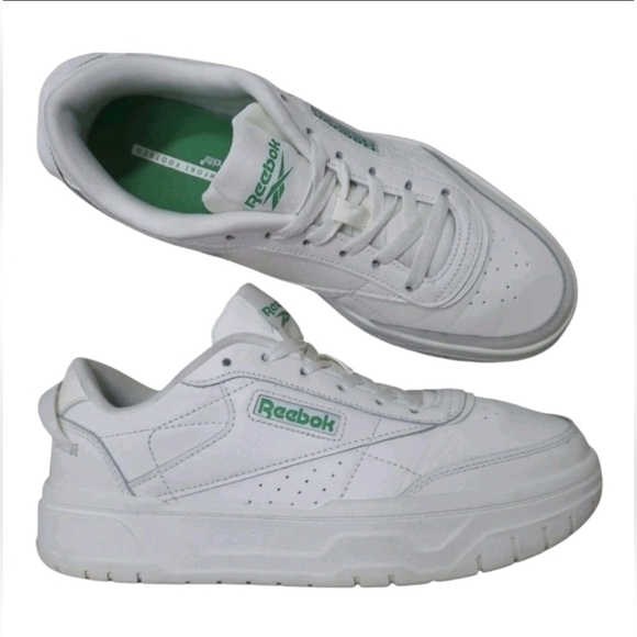 Reebok Shoes - Reebok Tech Geo Club C Green/White  Size 8 1/2